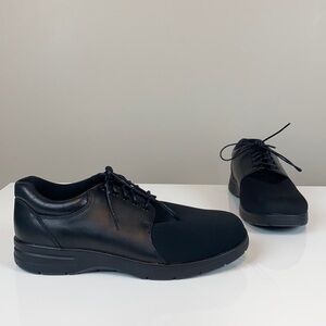 Drew Mens Drifter Leather/Stretch Casual Shoe Size 10.5  W (wide)